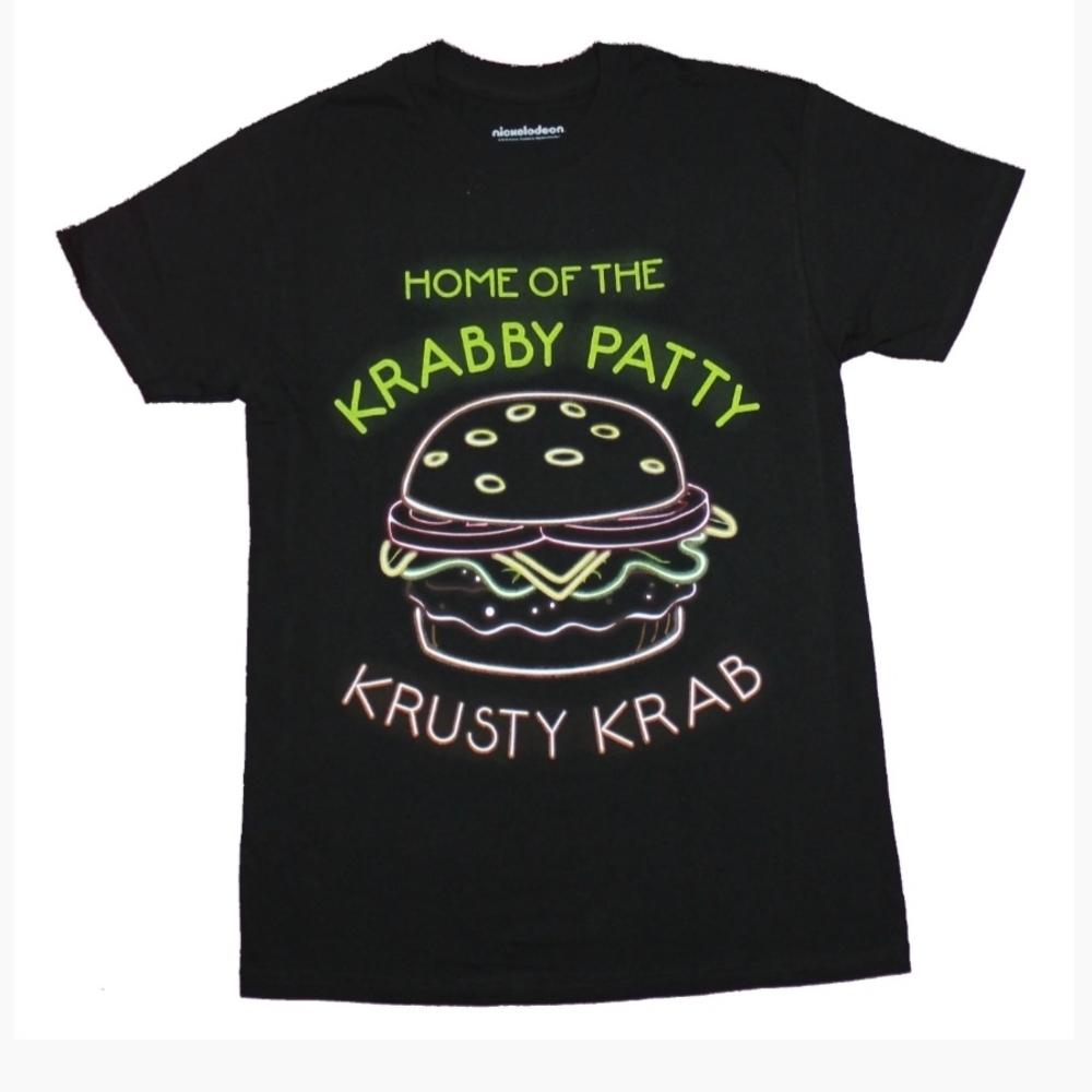 3 for $25 ❤ Nickelodeon Black Cotton T-Shirt